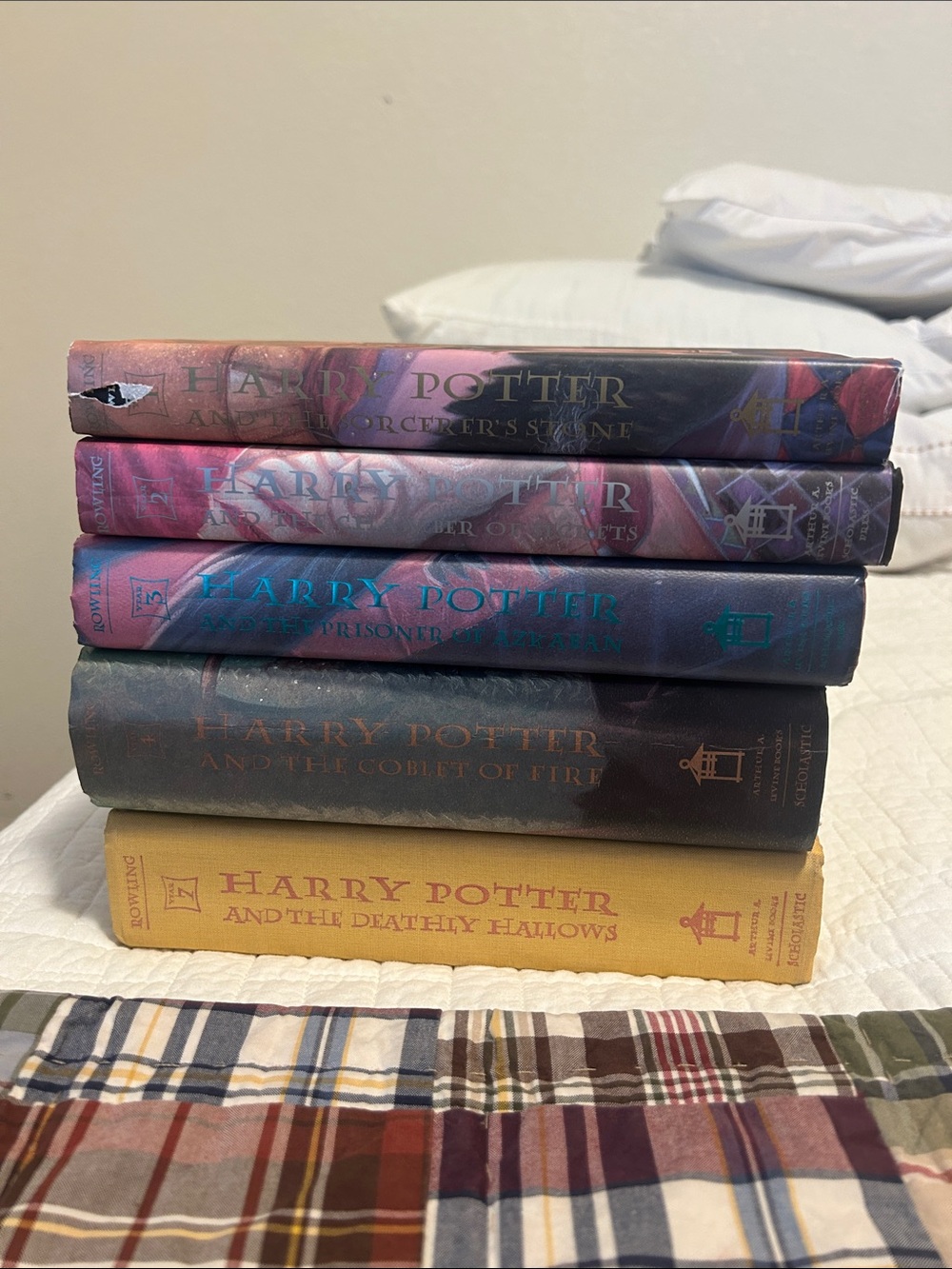5 Harry Potter Hardcover Books